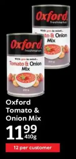 Oxford Freshmarket Oxford Tomato & Onion Mix offer