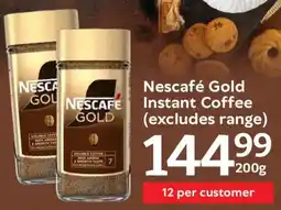 Oxford Freshmarket Nescafé Gold Instant Coffee offer