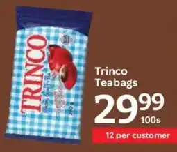 Oxford Freshmarket Trinco Teabags offer