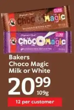 Oxford Freshmarket Bakers Choco Magic Milk or White offer