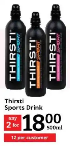 Oxford Freshmarket Thirsti Sports Drink offer