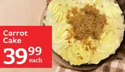 Oxford Freshmarket Carrot Cake offer