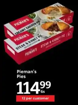 Oxford Freshmarket Pieman's Pies offer
