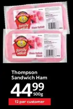 Oxford Freshmarket Thompson Sandwich Ham offer