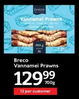 Oxford Freshmarket Breco Vannamei Prawns offer