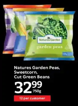 Oxford Freshmarket Natures Garden Peas, Sweetcorn, Cut Green Beans offer