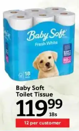 Oxford Freshmarket Baby Soft Toilet Tissue offer