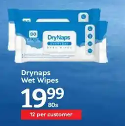 Oxford Freshmarket Drynaps Wet Wipes offer