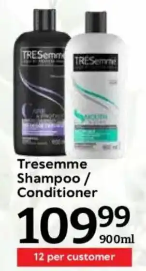 Oxford Freshmarket Tresemme Shampoo/ Conditioner offer