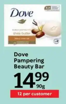 Oxford Freshmarket Dove Pampering Beauty Bar offer