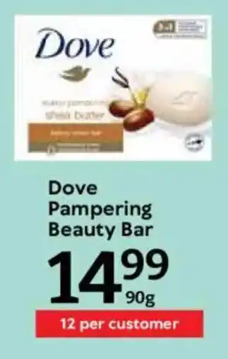 Oxford Freshmarket Dove Pampering Beauty Bar offer
