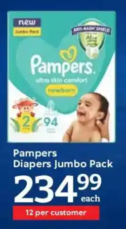 Oxford Freshmarket Pampers Diapers Jumbo Pack offer