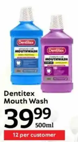 Oxford Freshmarket Dentitex Mouth Wash offer