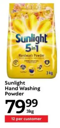 Oxford Freshmarket Sunlight Hand Washing Powder offer