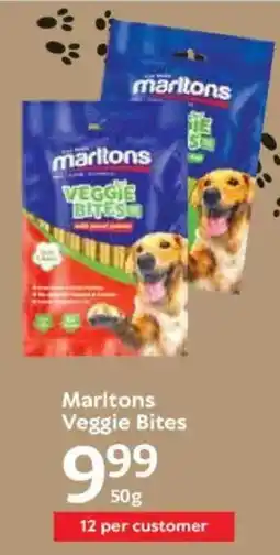 Oxford Freshmarket Marltons Veggie Bites offer
