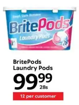 Oxford Freshmarket BritePods Laundry Pods offer