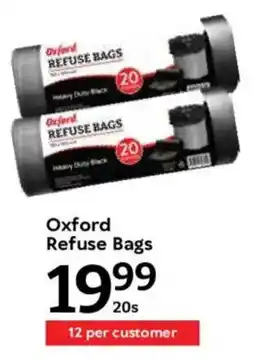 Oxford Freshmarket Oxford Refuse Bags offer