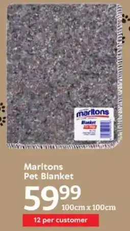 Oxford Freshmarket Marltons Pet Blanket offer