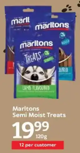 Oxford Freshmarket Marltons Semi Moist Treats offer