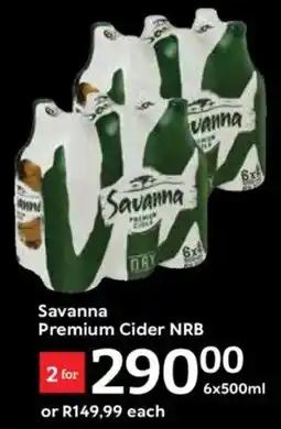 Oxford Freshmarket Savanna Premium Cider NRB offer
