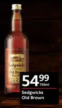 Oxford Freshmarket Sedgwick's Old Brown offer