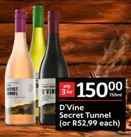 Oxford Freshmarket D'Vine Secret Tunnel offer