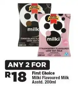 OK Foods First Choice Milki Flavoured Milk offer