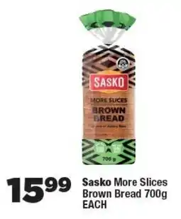 OK Foods Sasko More Slices Brown Bread offer