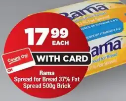 OK Foods Rama Spread for Bread 37% Fat Spread Brick offer