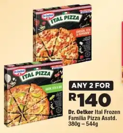 OK Foods Dr. Oetker Ital Frozen Familia Pizza offer