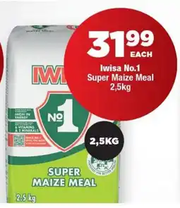OK Foods Iwisa No.1 Super Maize Meal offer