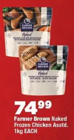 OK Foods Farmer Brown Naked Frozen Chicken offer
