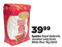 OK Foods Spekko Royal Umbrella Jasmine Long Grain White Rice offer