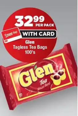 OK Foods Glen Tagless Tea Bags offer