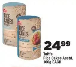 OK Foods Tait's Rice Cakes offer