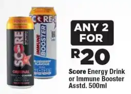 OK Foods Score Energy Drink or Immune Booster offer