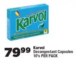 OK Foods Karvol Decongestant Capsules offer