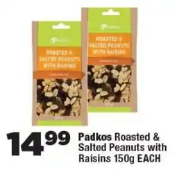 OK Foods Padkos Roasted & Salted Peanuts with Raisins offer