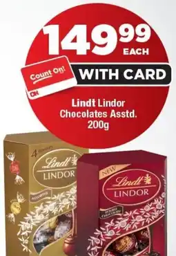OK Foods Lindt Lindor Chocolates offer