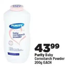 OK Foods Purity Baby Cornstarch Powder offer