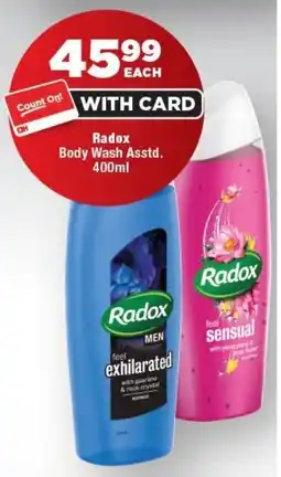 OK Foods Radox Body Wash offer