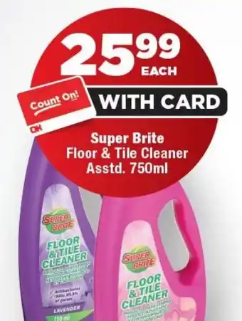 OK Foods Super Brite Floor & Tile Cleaner offer