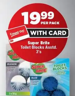 OK Foods Super Brite Toilet Blocks offer