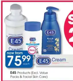 Clicks E45 Products (Excl. Value Packs & Facial Skin Care) offer