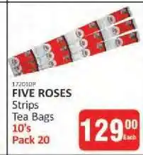 KitKat Cash and Carry FIVE ROSES Strips Tea Bags offer