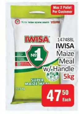 KitKat Cash and Carry IWISA Maize Meal w/Handle 5kg offer