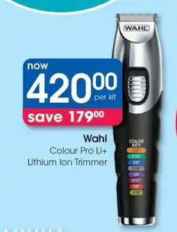 Clicks Wahl Colour Pro Li+ Lithium Ion Trimmer offer