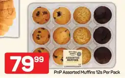 Pick n Pay Hypermarket PnP Assorted Muffins 12s Per Pack offer