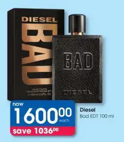 Clicks Diesel Bad EDT 100 ml offer