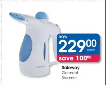 Clicks Safeway Garment Steamer offer